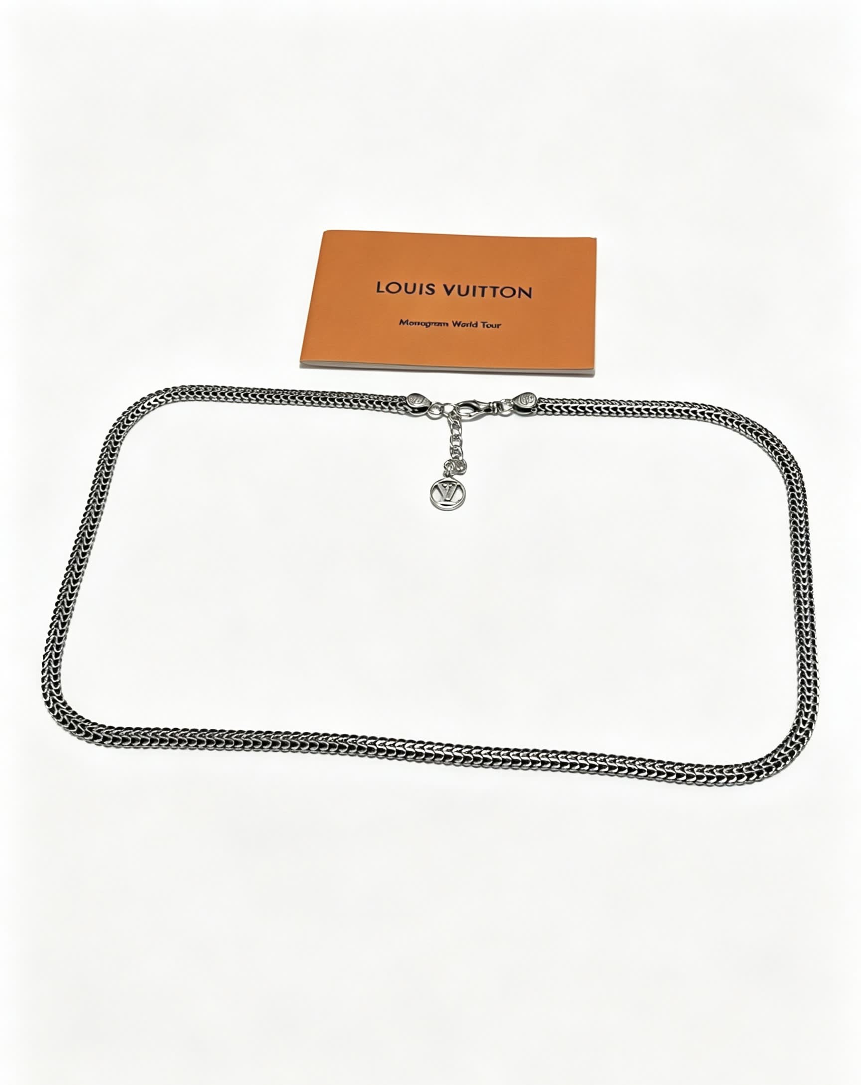 Louis Vuitton Silver Chain Necklace